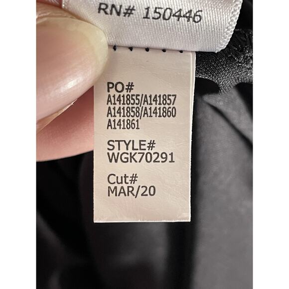 Mix by 41 Hawthorn Dress Womens Medium Black Purple Floral Wrap Sleeveless Lined - Picture 8 of 10